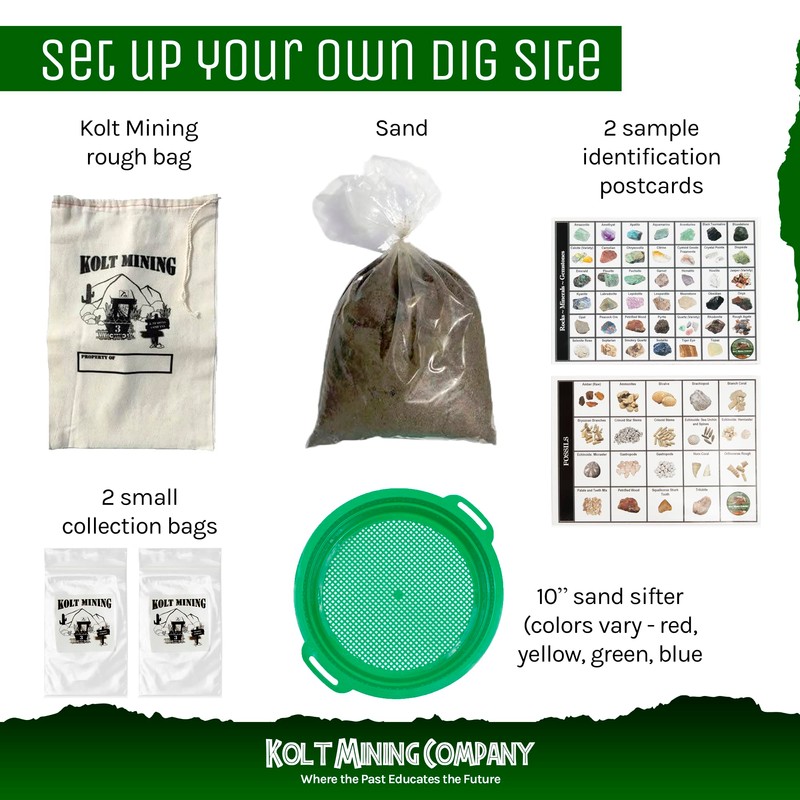 Kolt Mining Activity Dig Kit – Mother Lode Includes Fossils,