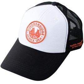 Avilex MA-1 Men's Mesh Cap, Low Cap, Embroidery, 6 Panels, Military, American Casual, Summer Baseball Cap, varsity white, Free size