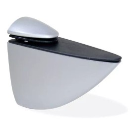 LIZOFERTAS Soportes Para Repisa De Cristal Tucan 30kg Par Niquel