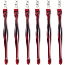 6-Piece Professional Cuticle Trimmer Set, Cuticle Pusher and Knife, Durable Nail Art Tools for Removing Dead Skin