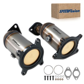 SPEEDFusion Front & Rear Catalytic Converter Fit for 2007 2008 2009 2010 Ford Taurus/Edge/Flex/Fusion, 2007-2010 Lincoln MKS/MKX/MKZ, 2008-2015 Mazda CX-9 V6 Catalytic Convertor (EPA Compliant)