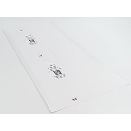 9 1/2" x 20" Genuine Brodart Fold-On, Lo-Luster Book Jacket Cover Sheets - Package of 5