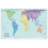 Updated Peters Projection World Map | Laminated 36" x 24”