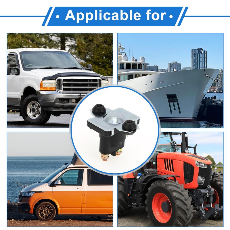 VekAuto 1Pc Auto Relay for Yamaha Multi Purpose Black Waterproof