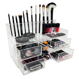OnDisplay Acqua Luxury Handmade Acrylic Cosmetic/Makeup Organizer