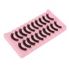 Pestañas Postizas, 10 Pares, Reutilizables, Suaves, 3D, Multicapa, Pestañas Postizas,