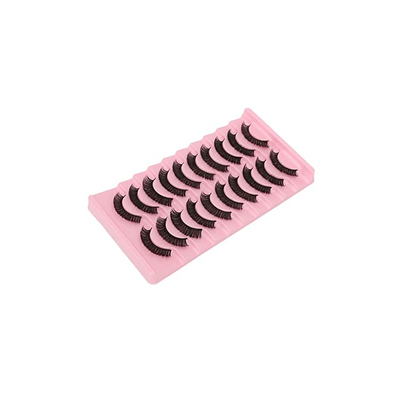 Pestañas Postizas, 10 Pares, Reutilizables, Suaves, 3D, Multicapa, Pestañas Postizas,