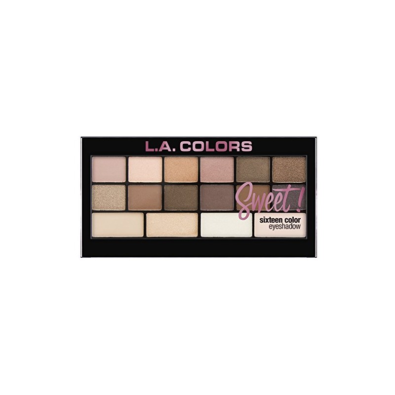 L.A. COLORS Sweet! 16 Color Eyeshadow, Charming C30465