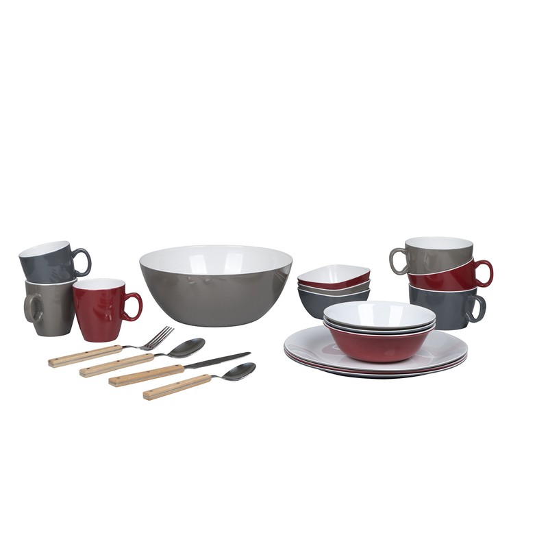 Bo-Camp - Plate - 100% Melamine - 31 x 25