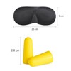 Sweet Dreams Contoured Sleep Mask with Earplugs and Carry Pouch