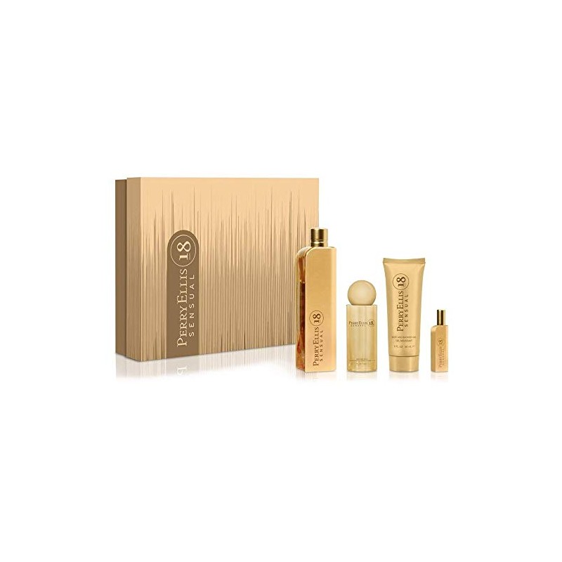 Perry Ellis Fragrances 18 Sensual 4-piece Gift Set