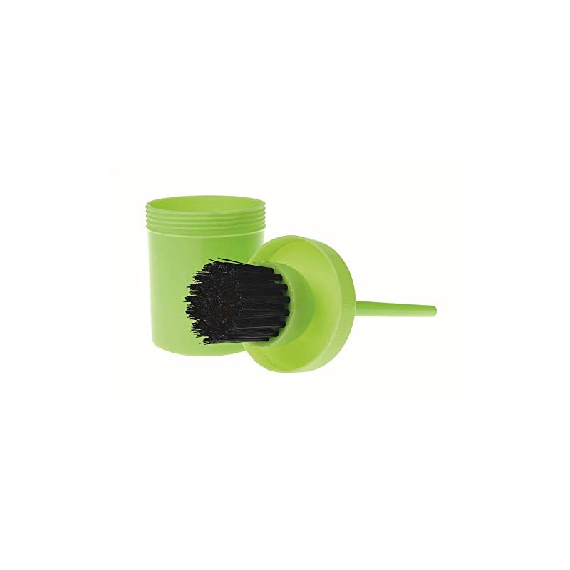 Roma Brights Hoof Oil Brush and Bucket: Lime Green