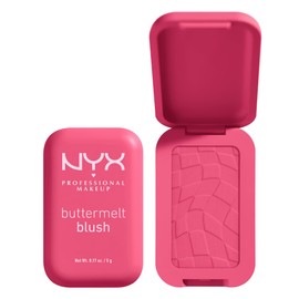 NYX PROFESSIONAL MAKEUP Buttermelt Powder Blush, Fade and Transfer-Resistant Blush, Up to 12HR Make Up Wear, Vegan Formula - Getting Butta