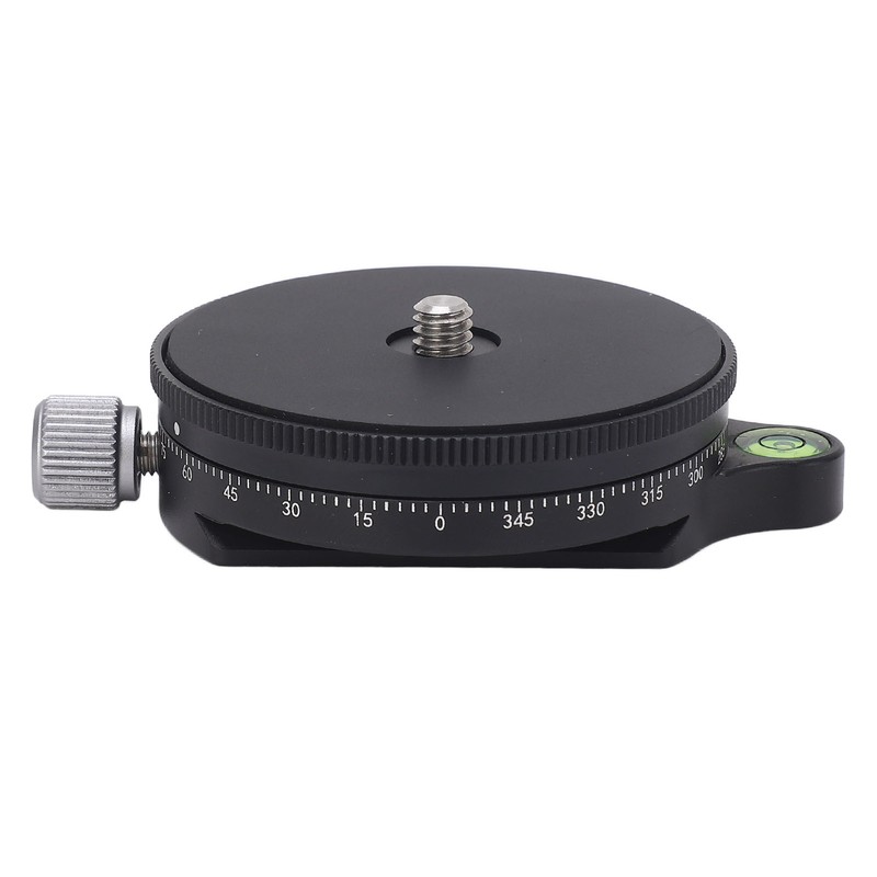 Camera Panoramic Panning Base with Level 60MM Aluminum Alloy CNC