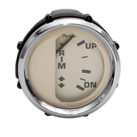 Faria Boat Trim Gauge GP9230A | Euro Beige Mercury 2 Inch