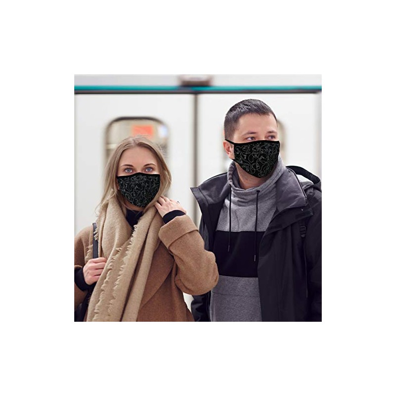 Weddingstar Washable Cloth Face Mask Reusable and Adjustable Protective Fabric