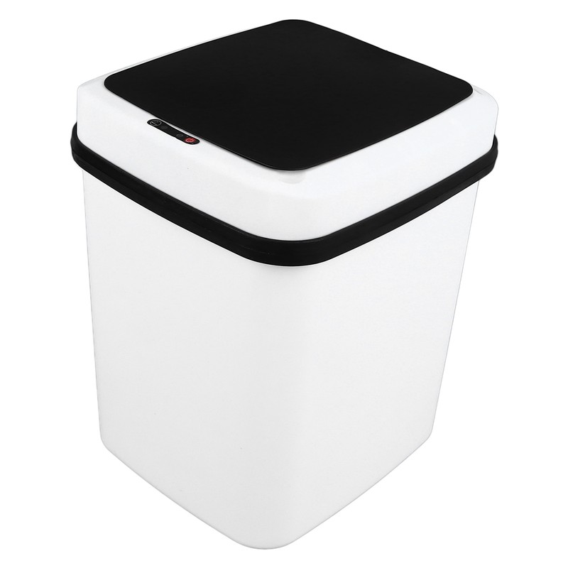 Smart Trash Can Large Capacity LED Light Automatic Motion Sensor