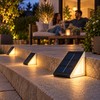 Outdoor Solar Step Lights – Warm White & RGB Triangle