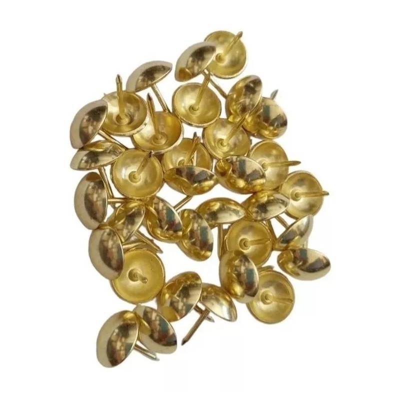 LIZOFERTAS Tachuela Decorativa Para Tapicería Dorada 16 X 20 Mm