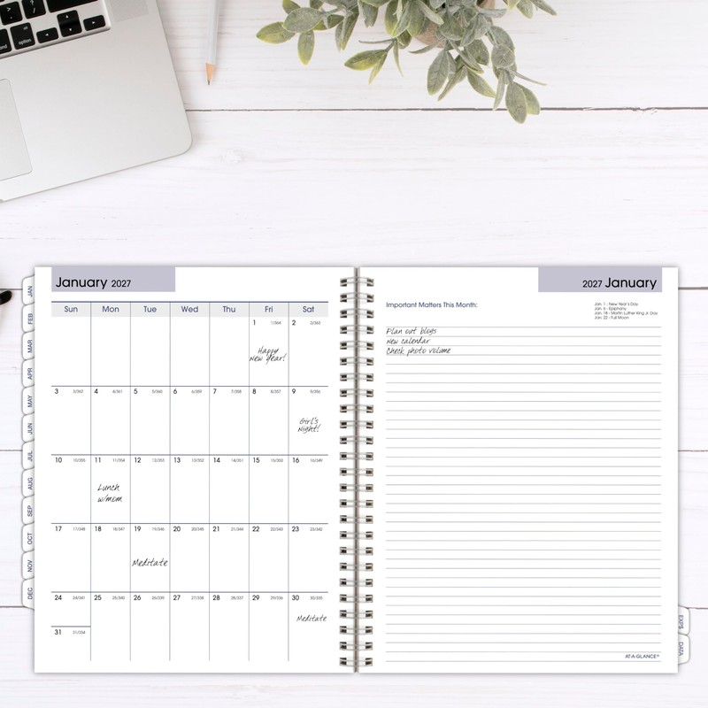 AT-A-GLANCE 2026 Planner Refill, Weekly & Monthly, 7" x 8.75",