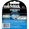 Schick Quattro 4 4 Blade Titanium Revolution Replacement Blades (Pack