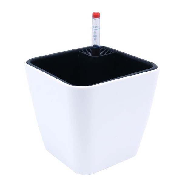CENPEK 13CM Self Watering Plastic Planter with Water Level Indicator