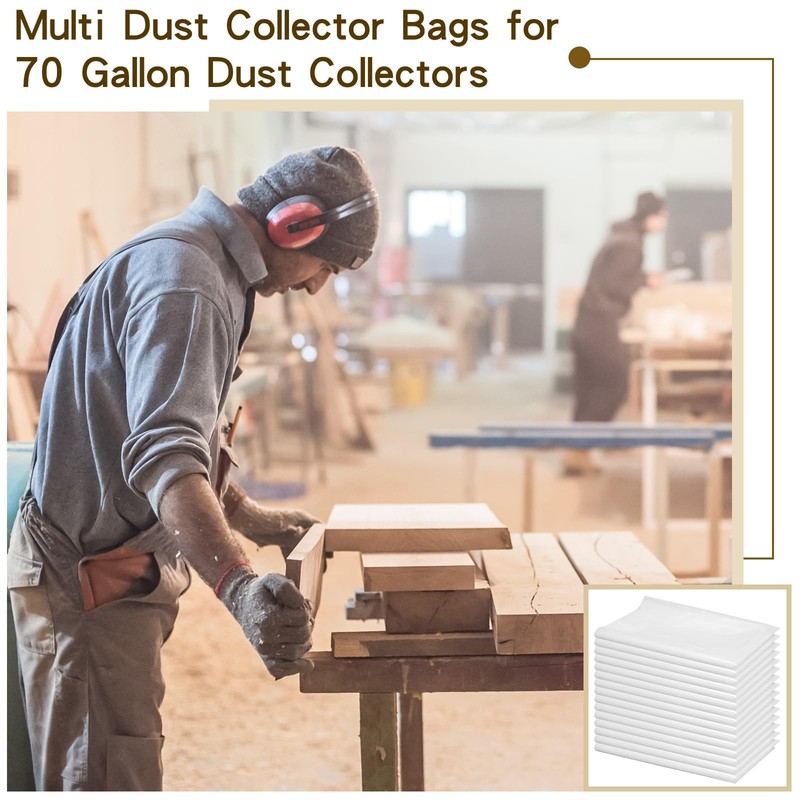 Colarr 15 Pieces Dust Collector Bags 39.37 x 31.5 Inch
