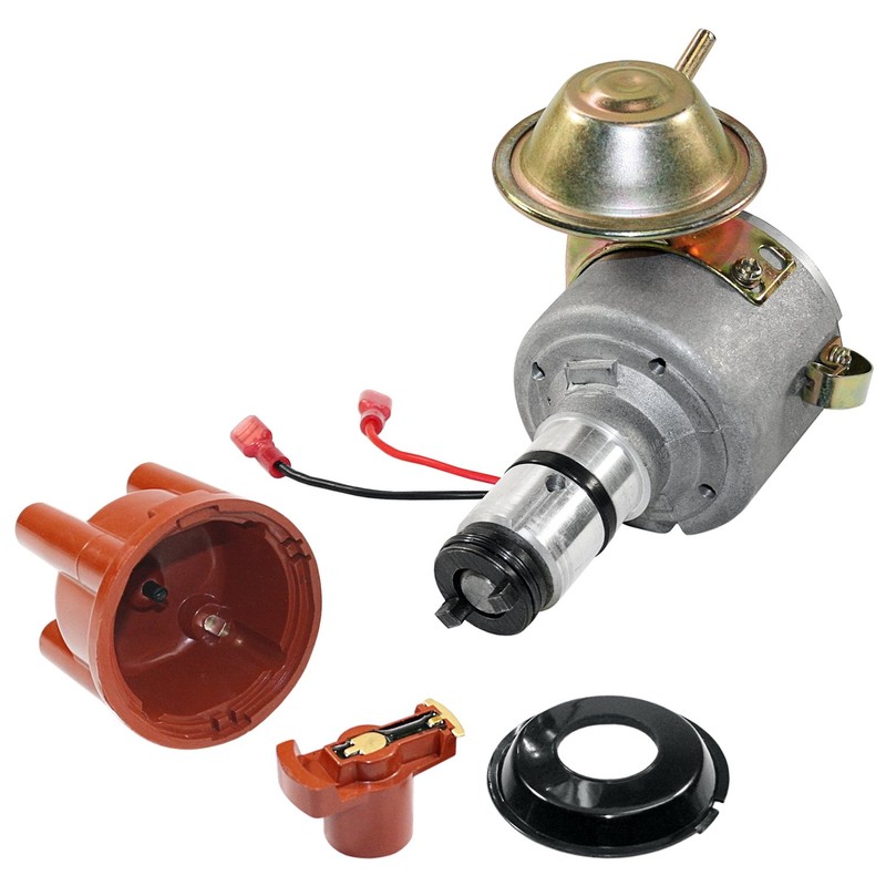 Kuhltek Motorwerks 0231170034EL Vacuum Advance Distributor with Electronic Ignition for