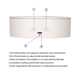 Base Giratoria para Figuras, Base Giratoria para Fotografia, Soporte de exhibición Giratorio de 360 Grados, Carga máxima de 6.6 LB, Plato Giratorio eléctrico para Botellas de Vino