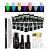 Biutee Polygel Set, Length, Gel Nail 7 Colors, 7 Colors