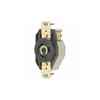 Locking Devices, Twist-Lock, Industrial, Flush Receptacle, 20A 125V, 2-Pole 3-Wire