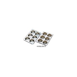 FK Tin Muffin Molds # 110 Cup 6 Pieces Bed in a Bag