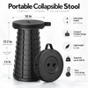 Collapsible Camping Stool for Hiking & Commuting – Adjustable Height