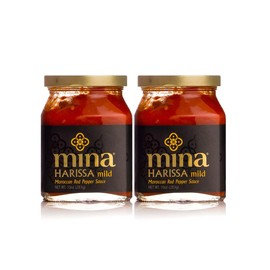 Mina Harissa Mild Moroccan Red Pepper Sauce, 10oz, 2 pack