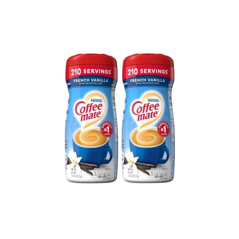 Coffee-mate French Vanilla Powdered Coffee Creamer, 15-Ounce Pack 2
