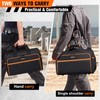 Heavy Duty Tool Bag 17.3-Inch, 26-Pocket Large Tool Bags for