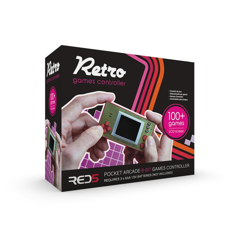 RED5 Retro Games Controller Handheld 8-Bit Gaming Console With RGB