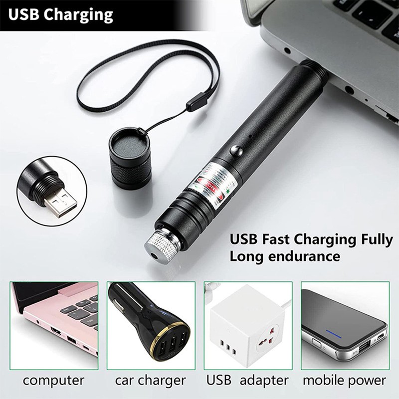 Laser Pointer Cat Toy Aluminum Alloy Long Range Interactive Portable
