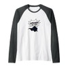 Superhero Off Duty: Funny Comic Style Graphic Raglan Baseball Tee,
