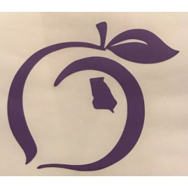 Georgia Peach Pride Sticker