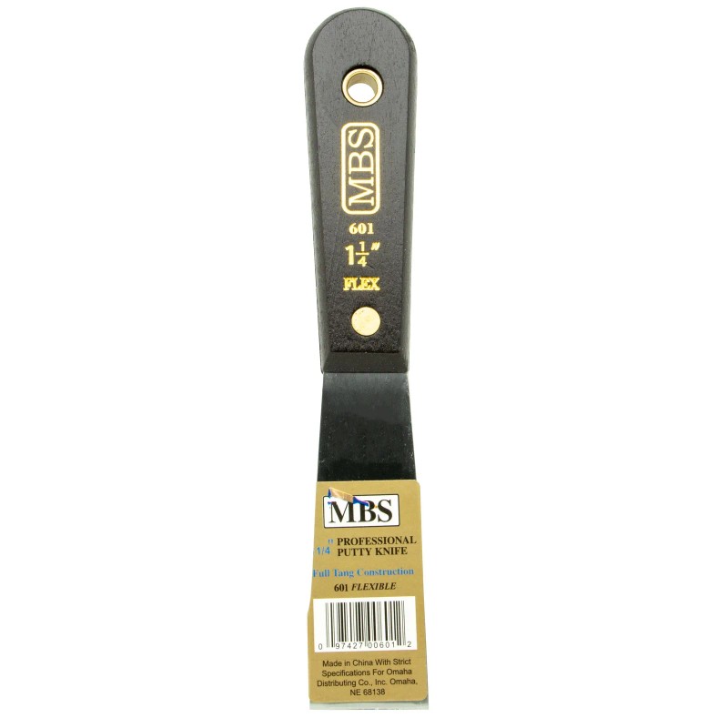 MBS 1.25" Professional Quality Flexible Putty Knife