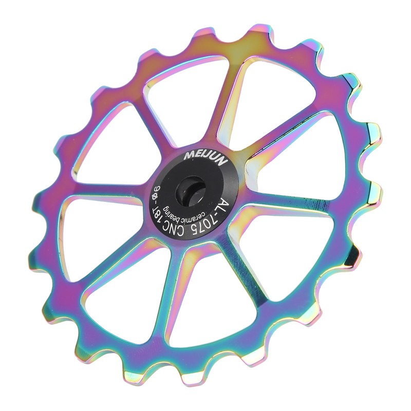 18T Guide Roller Bicycle Rear Derailleur Pulley Wheels for Road