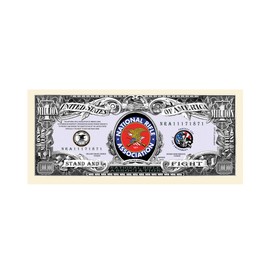 American Art Classics NRA National Rifle Association Million Dollar Bill - Comes in Bill Protector - Show Your Support for The Second Amendment