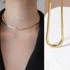 Habselikob Women's Multi-Layer Chain Gold Stackable Snake Chain Chains with