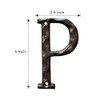 5 Inch House Letters, Rustic Cast Iron Metal Home Address