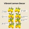 2 Pcs Artificial Lemon String Lifelike Faux Lemon Garland with