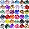 Flatback Rhinestones Round Gems for Nails Art and Crafts 4000Pcs