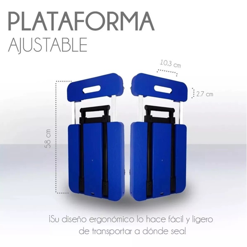 Total Supplier Carrito Plegable De Carga Equipaje Multifuncional Portátil