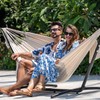 Lazy Daze Hammocks Double Hammock with 9ft Space-Saving Steel Stand