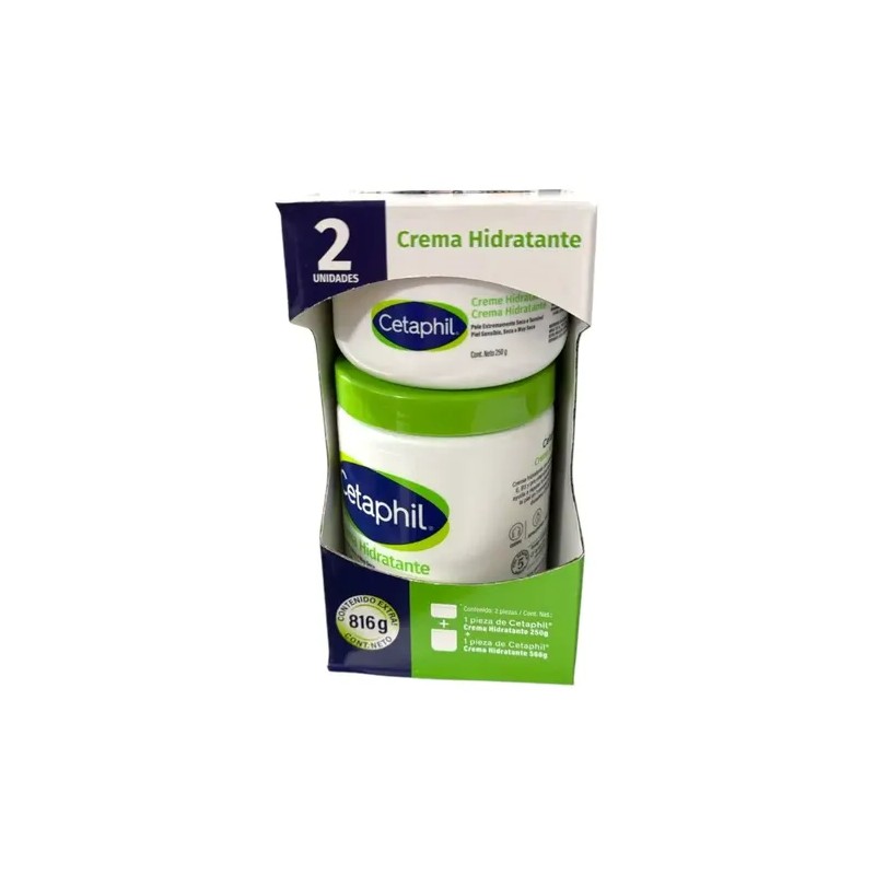 Cetaphil Paquete Crema Hidratante 566g 250g Piel Seca